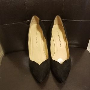 Chinese Laundry Black Suede Pumps